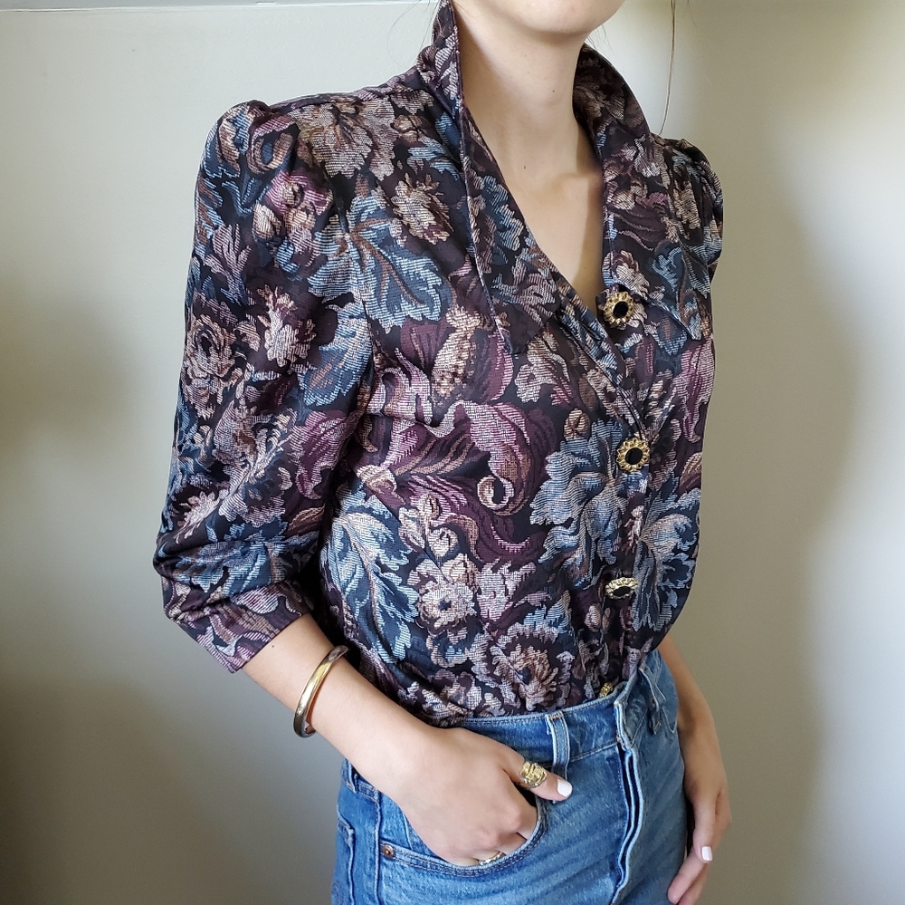 VTG | Floral Blouse